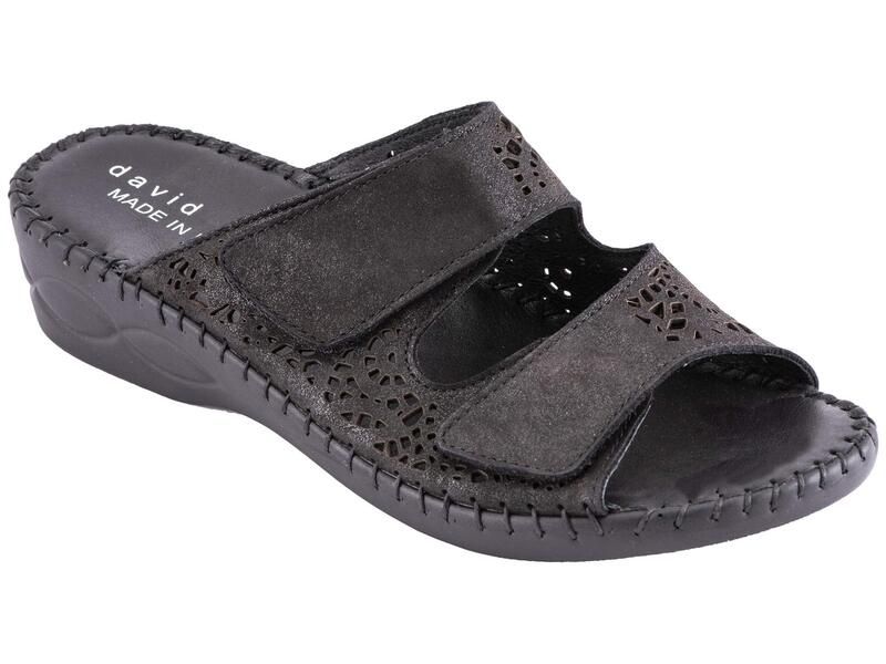 ダイビッドテイト レディース シューズ ブーツ・レインブーツ David Tate Diva Black Leather ブラック