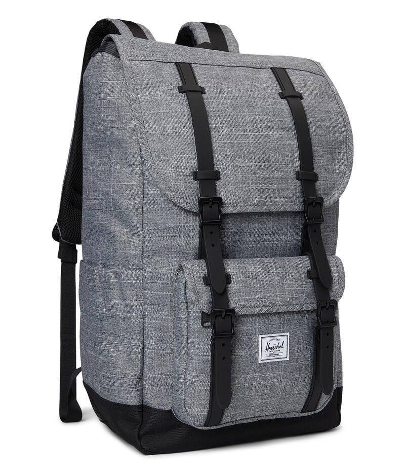 ハーシェルサプライ メンズ バッグ バックパック・リュックサック Herschel Supply Co Little America Backpack Raven Crosshatch