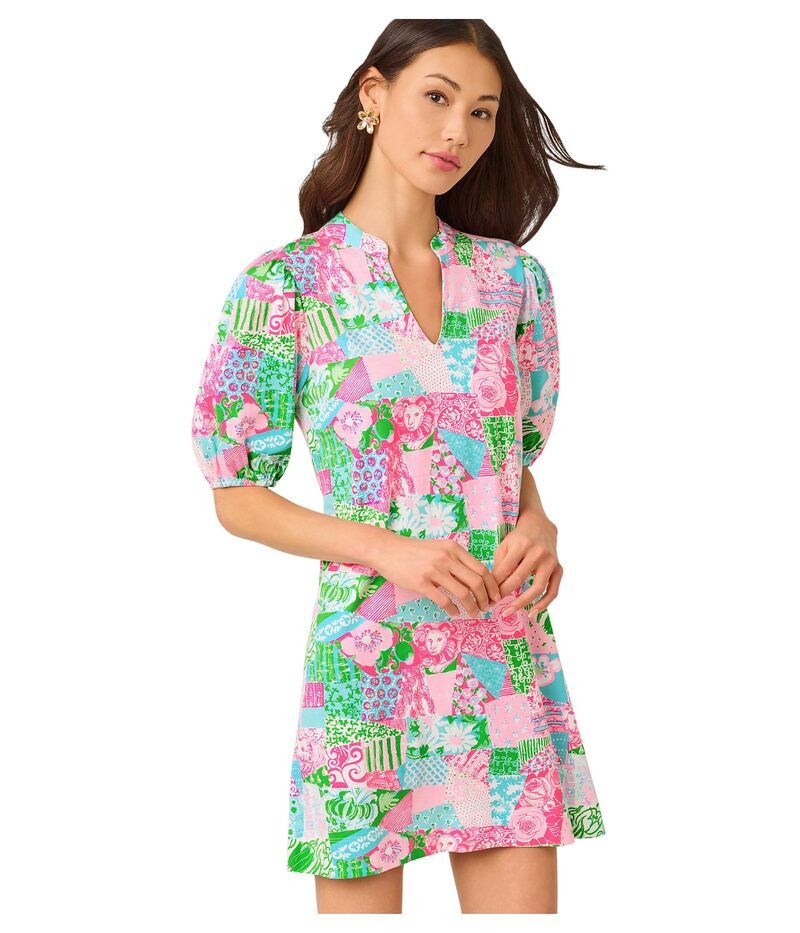 リリーピュリッツァー レディース トップス ワンピース Lilly Pulitzer Carey Dress Multi Crazy Qui マルチカラー