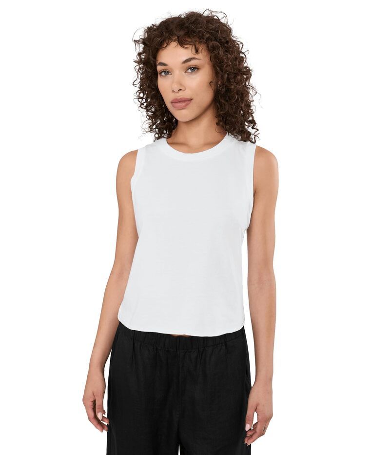 マイケルスターズ レディース トップス シャツ Michael Stars Junia Tank White ホワイト 16,186円