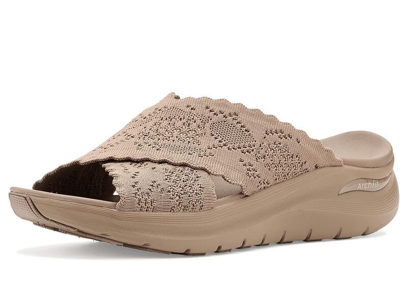 スケッチャーズ レディース シューズ サンダル SKECHERS Arch Fit 20 Sandal Still The One Mocha モカ