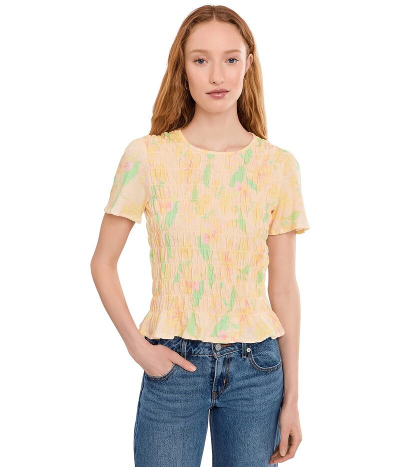 サンクチュアリー レディース トップス シャツ シャーリング Sanctuary Better Together Smocked Top Gentle Lily