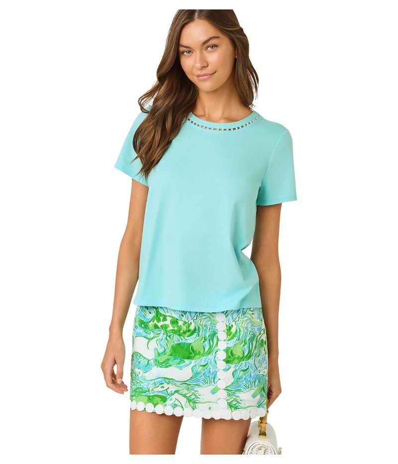 リリーピュリッツァー レディース トップス シャツ ニット Lilly Pulitzer Clairmont Pearl Knitop Daydream Blue ブルー