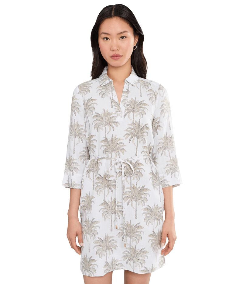 トッミーバハマ レディース トップス ワンピース Tommy Bahama Palm Banks 34 Sleeve Shift Dressea Clay