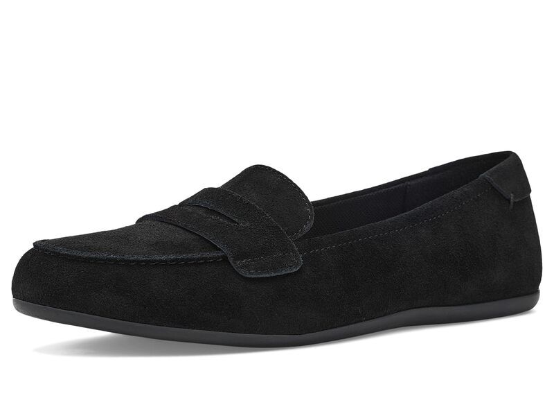 ブロンド レディース シューズ スリッポン・ローファー Blondo Felisha Black Suede ブラック