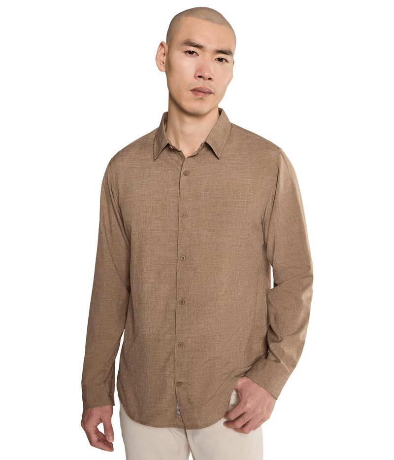 ロイヤルロビンズ メンズ トップス シャツ Royal Robbins Lite II Long Sleeve Walnut Heather ヘザー