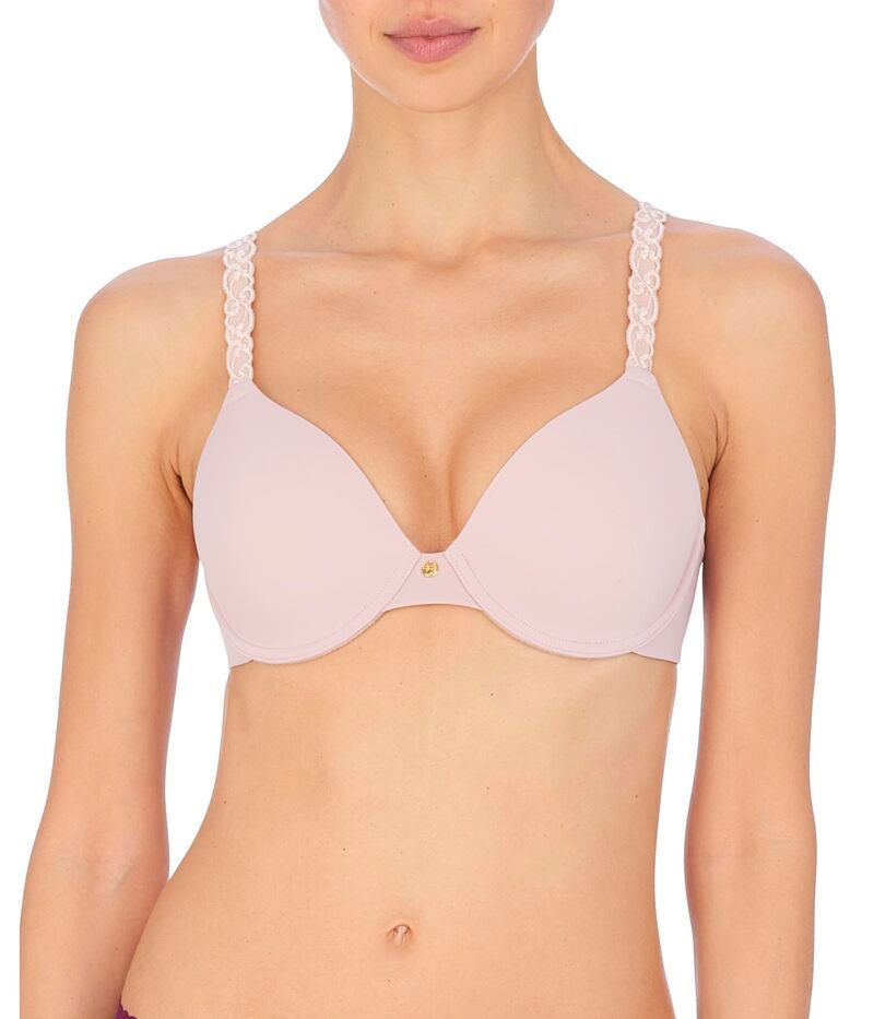 ナトリ レディース アンダーウェア ブラジャー Natori Pure Luxe Contour Underwire 732080 Rose BeigePink ピンク