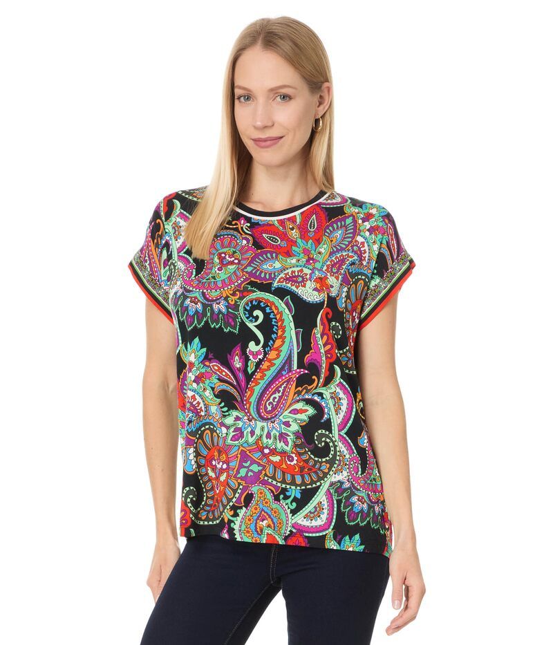 ジョニーワズ レディース トップス シャツ Johnny Was The Janie Favorite Relaxed Tee Cachemir Scarf