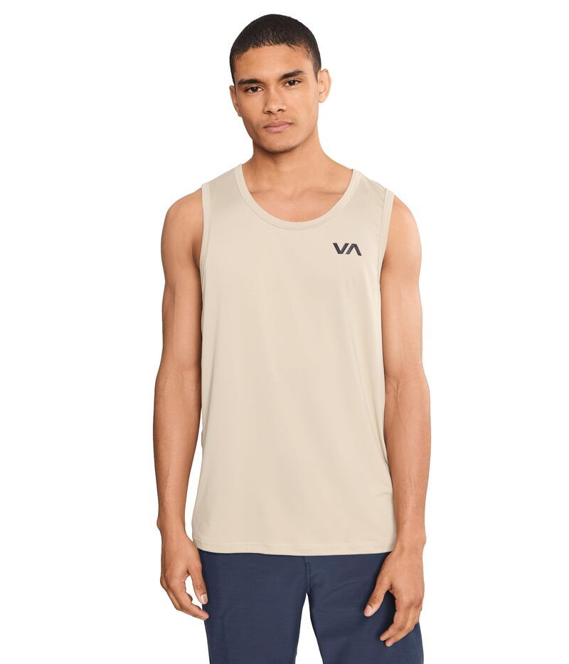 ルーカ メンズ トップス シャツ Rvca Sport Ventank Light Khaki カーキ