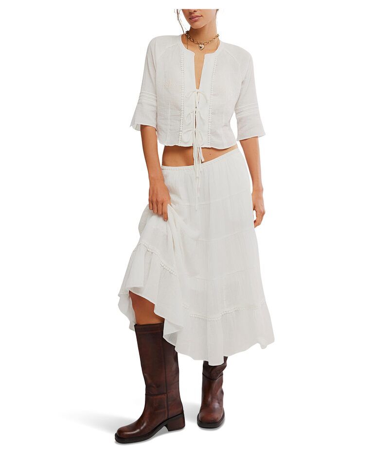 フリーピープル レディース トップス シャツ Free People Bright Side Set Clean Ivory アイボリー