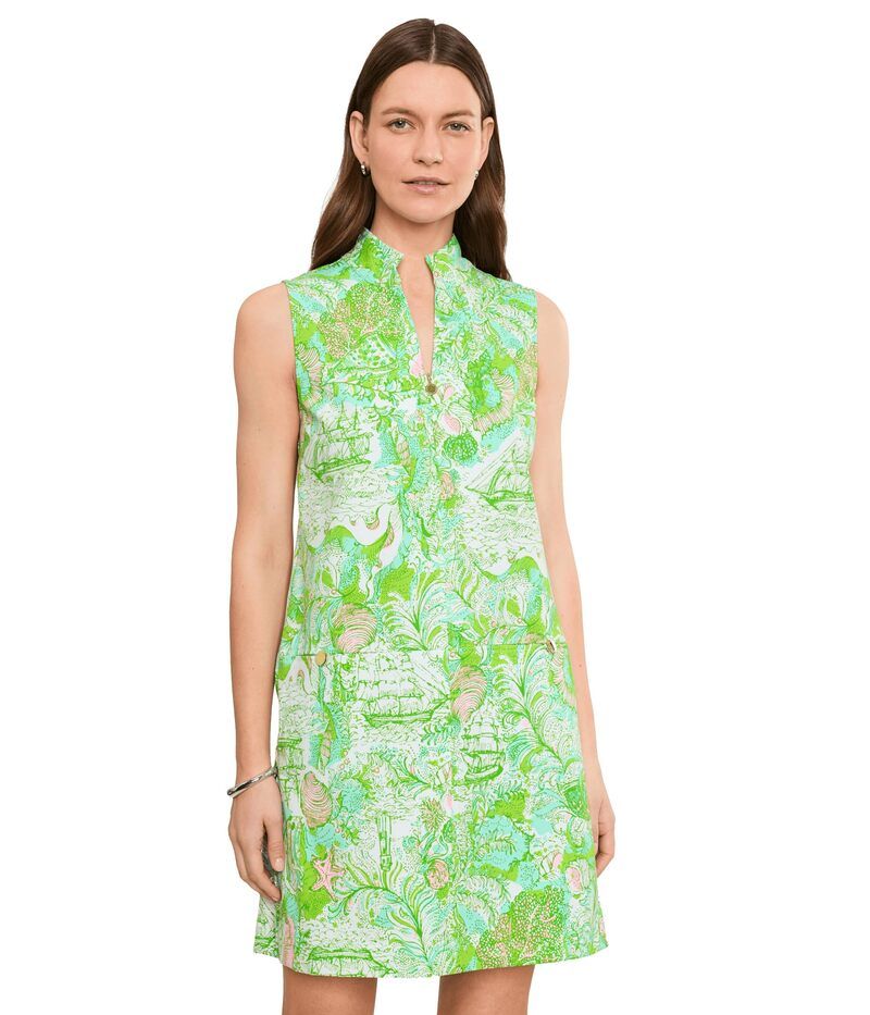 リリーピュリッツァー レディース トップス ワンピース ノースリーブ Lilly Pulitzer Sleeveless Rosee Dress Resort White Sh ホワイト
