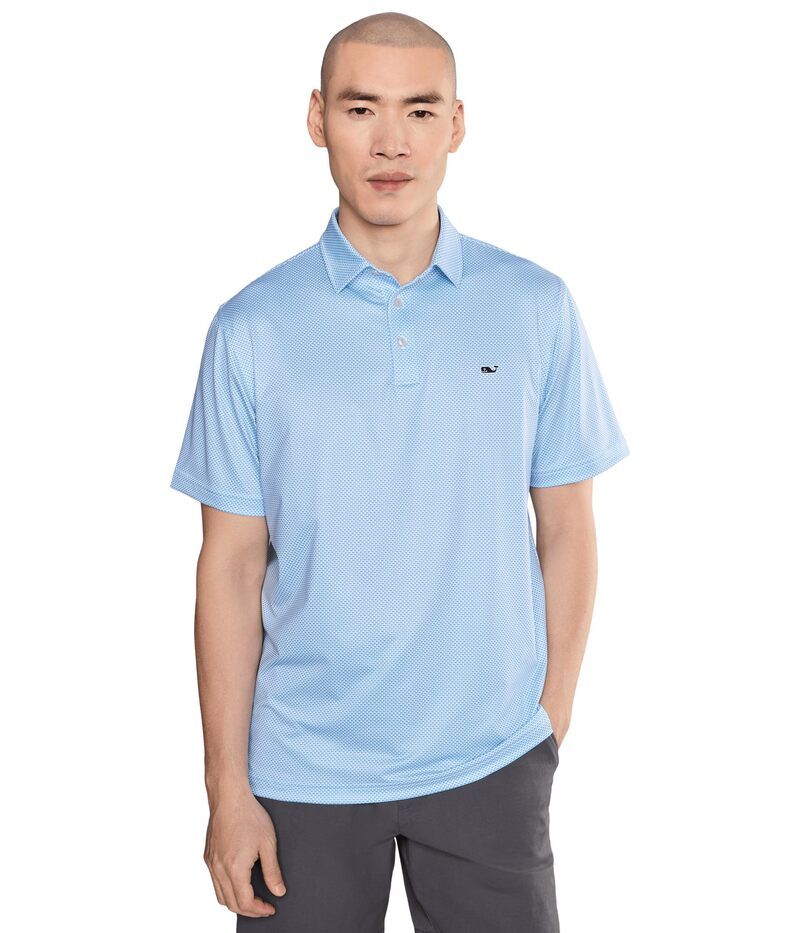ヴァインヤードヴァインズ メンズ トップス シャツ プリント Vineyard Vines Printed Sankaty Polo Micro Whale All