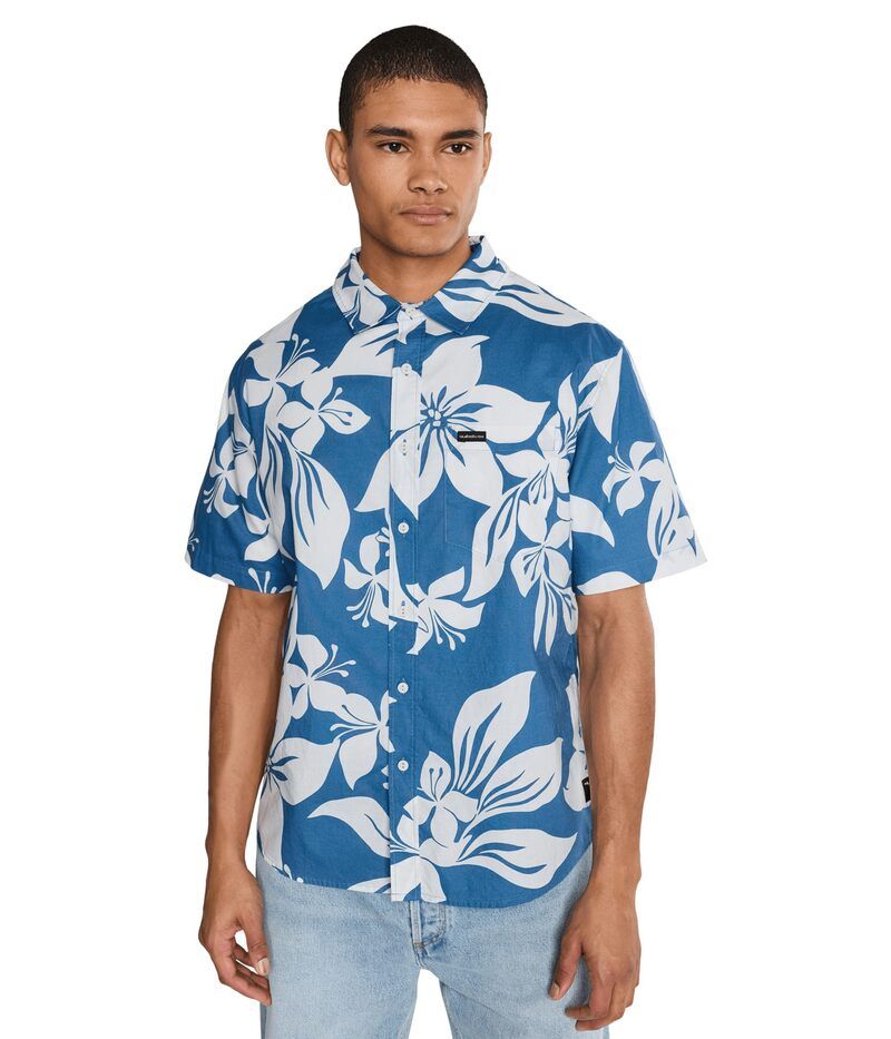 クイックシルバー メンズ トップス シャツ Quiksilver Kailua Classic Woven Riviera