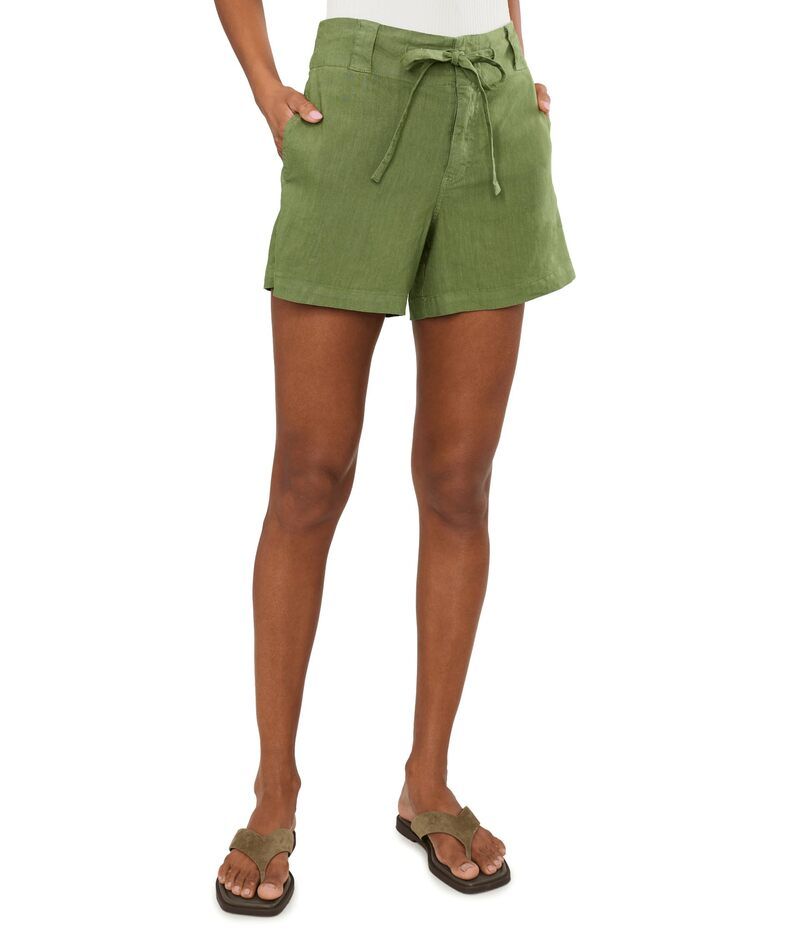 カットフロムザクロス レディース ボトムス ハーフパンツ・ショーツ ショートパンツ リネン Kut From The Kloth Katie HighRise Linen Drawstring Shorts Dill