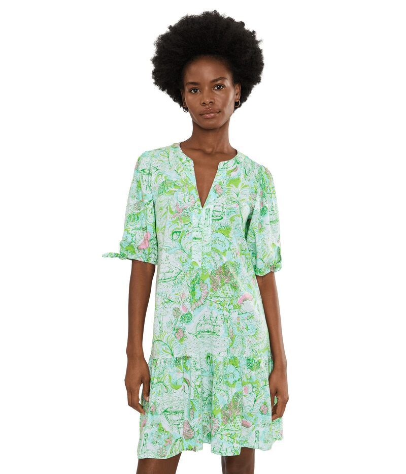 リリーピュリッツァー レディース トップス ワンピース Lilly Pulitzer Shae Dress Resort White Sh ホワイト