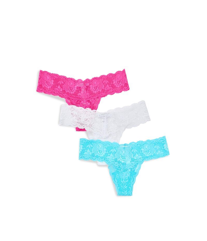 コサベラ レディース アンダーウェア パンツ Cosabella Never Say Never 3 Pack Lowrider Thong Rosa Caldo Trop