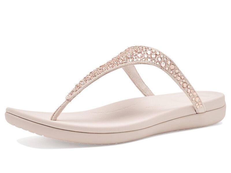 フィットフロップ レディース シューズ サンダル Fitflop Solay MixedCrystal ToePost Sandals Nude Rose