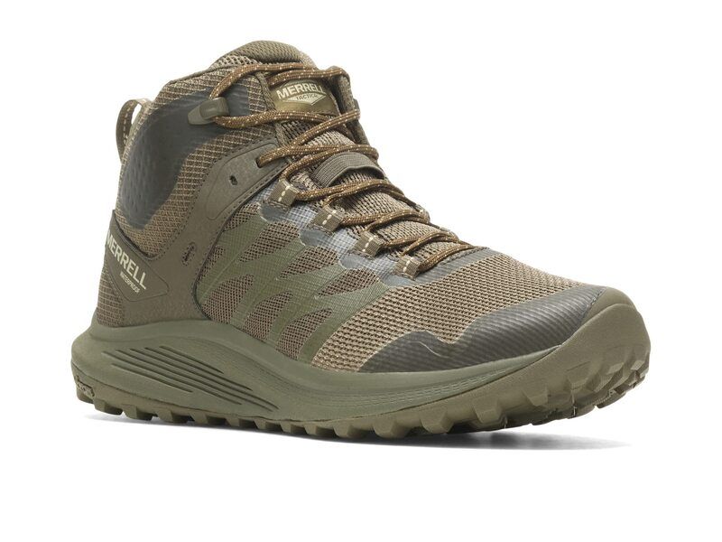 メレル メンズ シューズ ブーツ・レインブーツ Merrell Work Nova 3 Mid Wp Dark Olive オリーブ