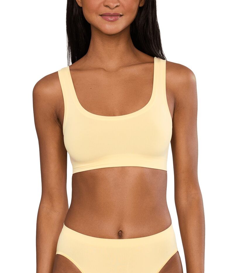ハンロ レディース アンダーウェア ブラジャー Hanro Touch Feeling Crop Top Vanilla Highlig