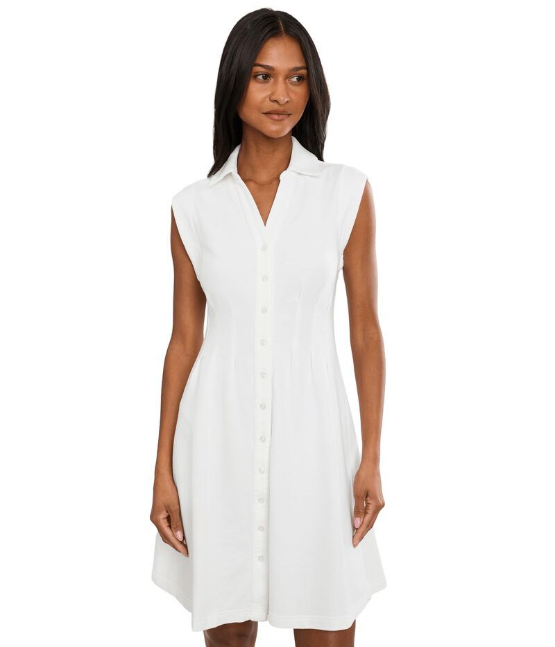 ニックプラスゾーイ レディース トップス ワンピース パイル Niczoe French Terry Rory Dress Paper White ホワイト