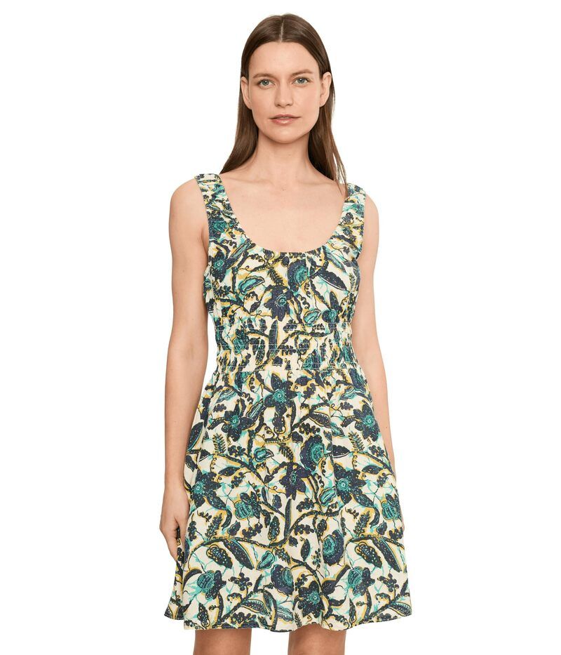 ファレティ レディース トップス ワンピース ミニ リネン Faherty Montecito Linen Mini Dress Tropics