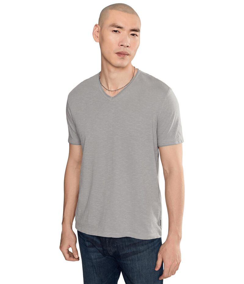 ジョンバルベイトス メンズ トップス シャツ Vネック John Varvatos Miles Vneck3595f26 Grey Sky グレー 21,868円