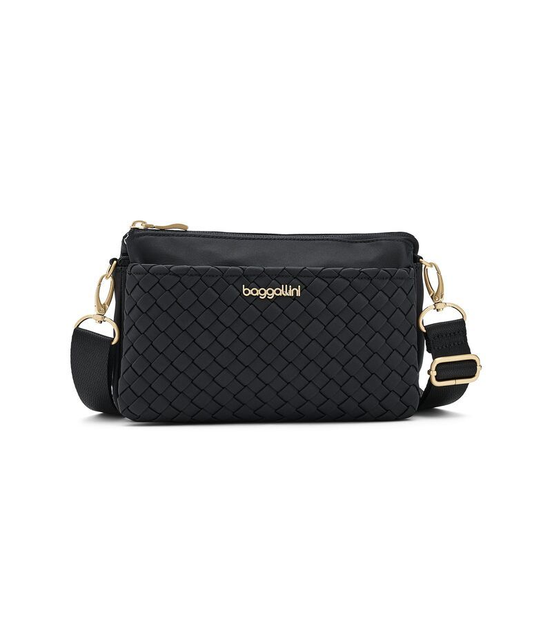 バッガリーニ レディース バッグ Baggallini Perry Woven Crossbody Black Woven Twi ブラック