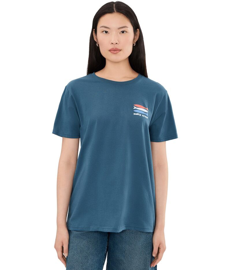 ソルティークルー レディース トップス シャツ Salty Crew American Catch Boyfriend Tee Midnight Navy ネイビー 10,110円