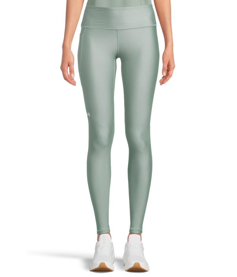 アンダーアーマー レディース ボトムス カジュアルパンツ レギンス ハイウエスト Under Armour HeatGearmour HighWaisted Pocketed Leggingsilica GreenWh グリーン