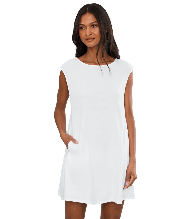カットフロムザクロス レディース トップス ワンピース リネン Kut From The Kloth Alice Linen Dress White ホワイト