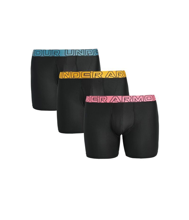 アンダーアーマー メンズ アンダーウェア ボクサーパンツ Under Armour 3Pack Performance Tech Solid 6 Boxer Briefs Boundless Blue ブルー