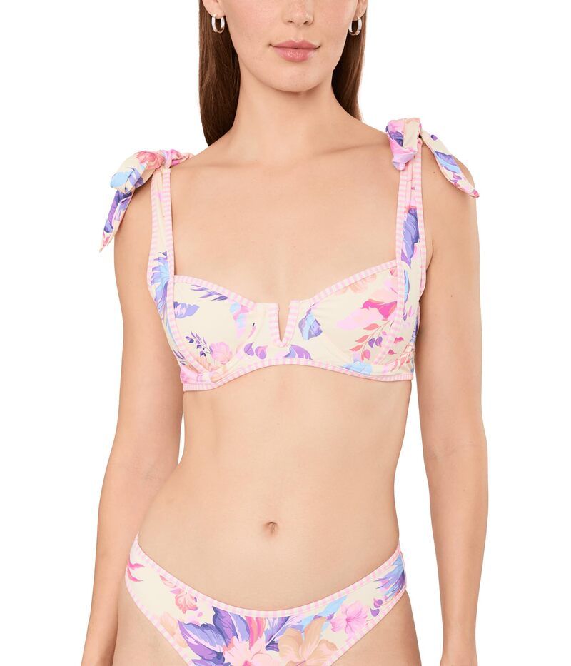ビーチライオット レディース 水着 トップのみ Beach Riot Blair Top Hibiscus Garden