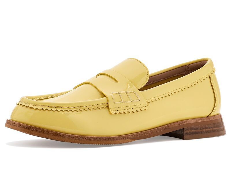 ジョンストンアンドマーフィー レディース シューズ スリッポン・ローファー Johnston Murphy Gillian Penny Loafers Yellow イエロー