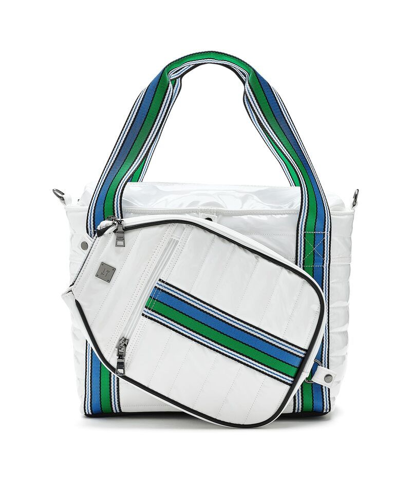 シンクロリン レディース バッグ Think Royln Ace Of The Court Pickleball White Patent ホワイト