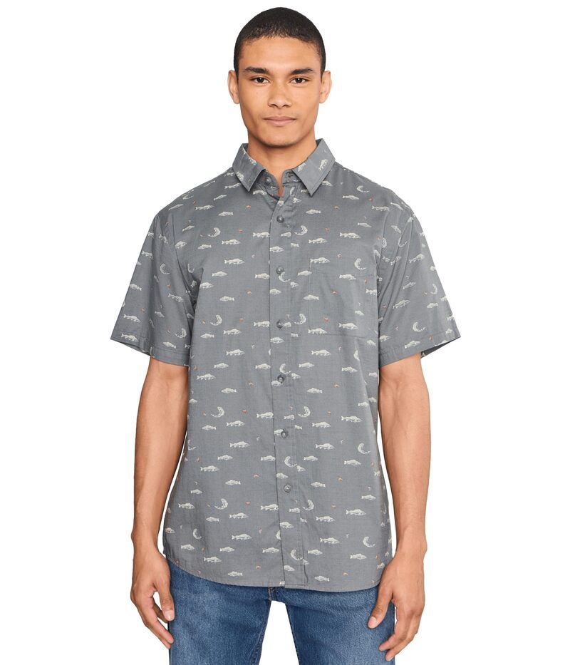 ペンドルトン メンズ トップス シャツ Pendleton Shoreline Shirt Fish Grey グレー