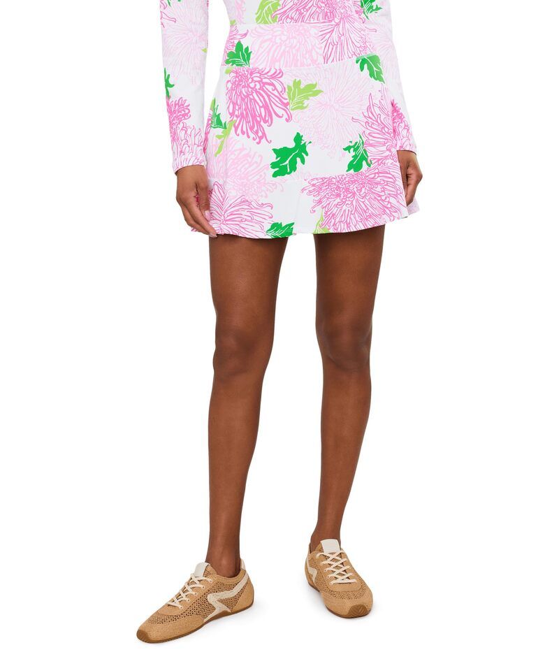 リリーピュリッツァー レディース ボトムスカート Lilly Pulitzer Zadora HighRise Skort Up Resort White Li ホワイト