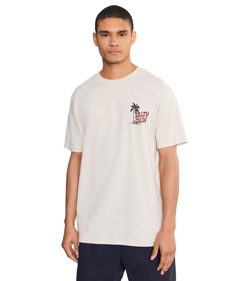 ソルティークルー メンズ トップス シャツ Salty Crew Lounge Short Sleeve Tee Bone