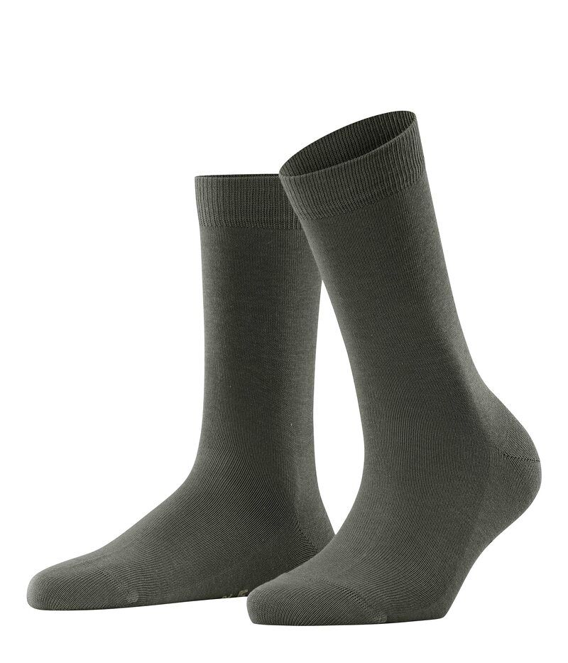 ファルケ レディース アンダーウェア 靴下 コットン Falke Family Cotton Crew Socks Military