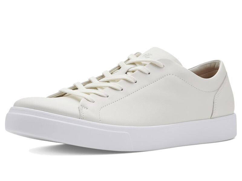 エコー メンズ シューズ スニーカー レース Ecco Soft 10 Classic LaceUp Sneakers White ホワイト