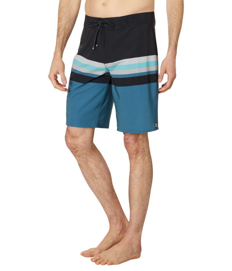 ビラボン メンズ 水着 ハーフパンツ・ショーツ ショートパンツ Billabong All Day Stripe Pro 20 Boardshorts Vintage Indigo インディゴ