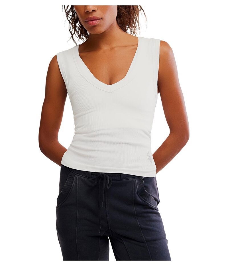フリーピープル レディース トップス シャツ Fp Movement Bittersweet Rib Essential White ホワイト