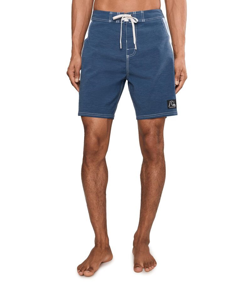クイックシルバー メンズ ボトムス ハーフパンツ・ショーツ ショートパンツ Quiksilver Original Arch 18 Boardshorts Dark Denim デニム