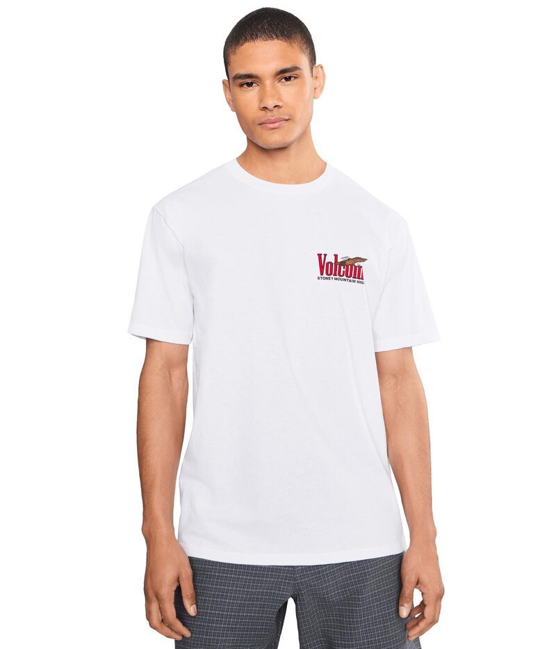 ボルコム メンズ トップス シャツ Volcom Stoney Mountain Tee White ホワイト