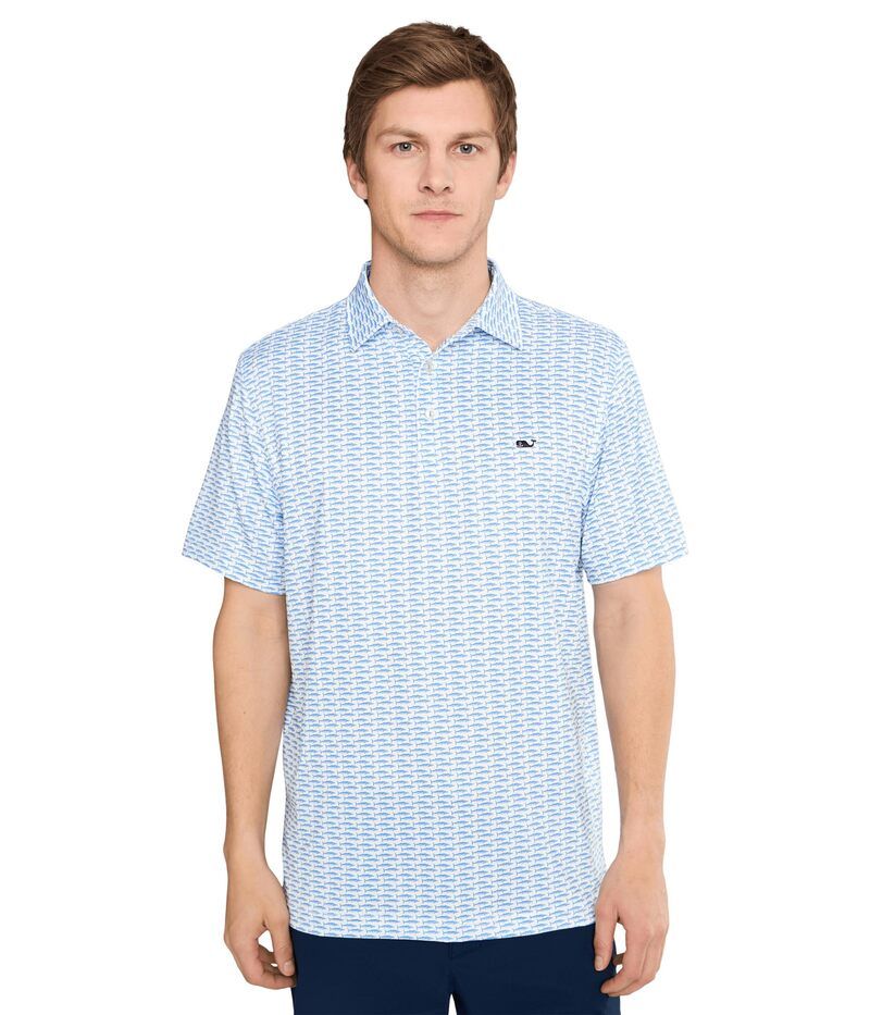 ヴァインヤードヴァインズ メンズ トップス シャツ プリント Vineyard Vines Printed Sankaty Polo Wahoo Micro W