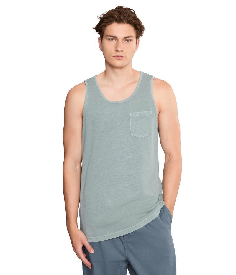 ルーカ メンズ トップス シャツ Rvca PTC 2 Pigmentank Lead