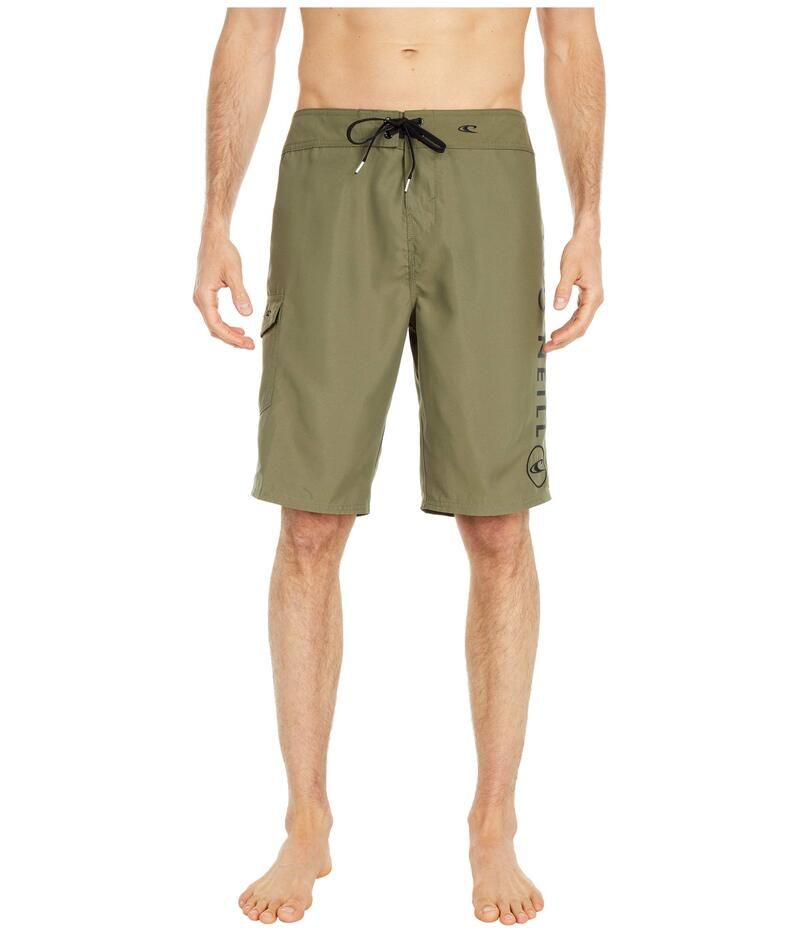 オニール メンズ 水着 ハーフパンツ・ショーツ ショートパンツ Oneill Santa Cruz Solid 20 Boardshorts Military Green グリーン