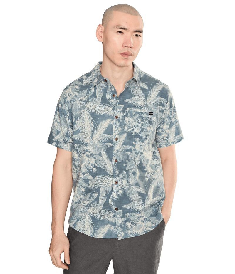 ハーレー メンズ トップス シャツ Hurley Newport Stretch Short Sleeve Monsoon