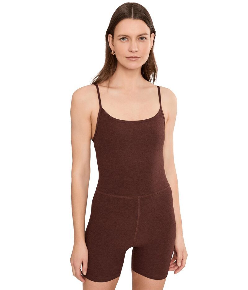 ビヨンドヨガ レディース ボトムス カジュアルパンツ ジャンプスーツ Beyond Yoga Spacedye Keepace Biker Jumpsuit Iced Mocha Heat モカ