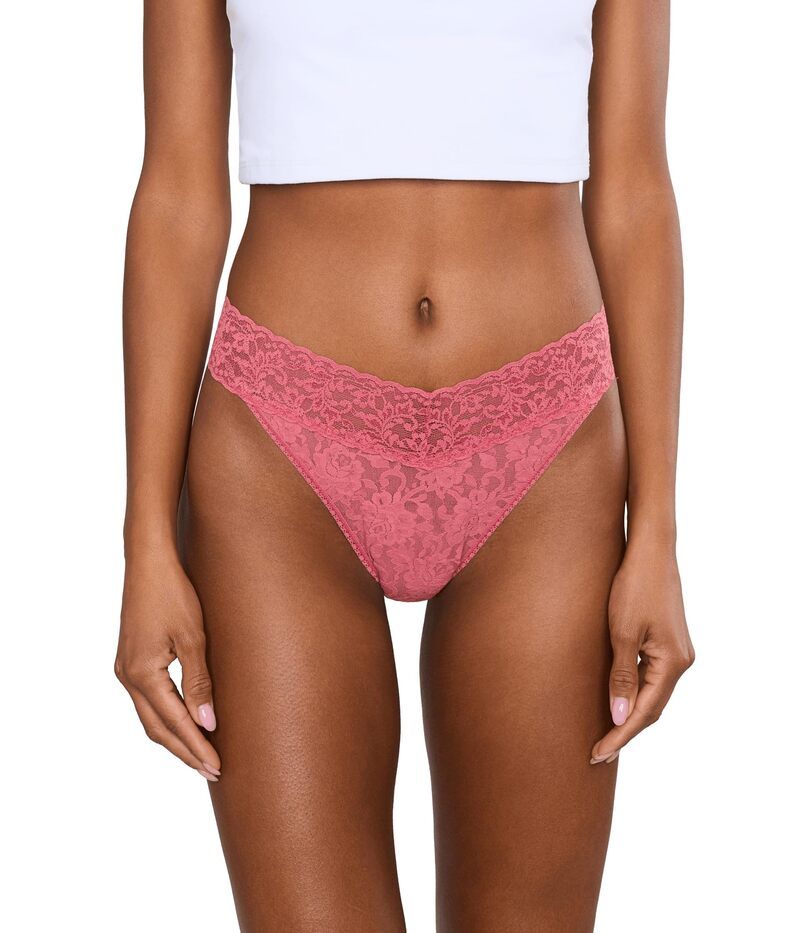 ハンキーパンキー レディース アンダーウェア パンツ レース Hanky Panky Signature LaceR Original Rise Thongs Naples