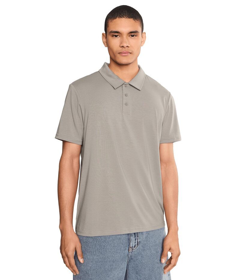 ルーカ メンズ トップス シャツ Rvca Balance Polo Brown Stone ブラウン